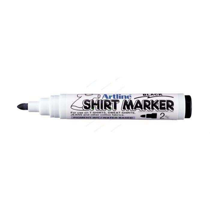 Artline Shirt Marker Tişört Markörü Uç:2,0 Mm Siyah
