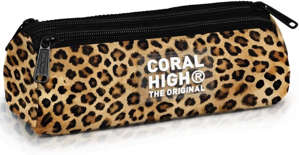 Yaygan Coral High Kalem Çanta Üç Bölmeli 11181