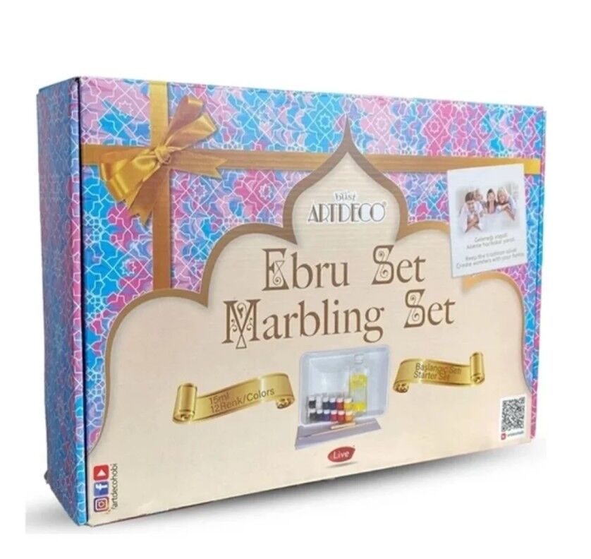 Artdeco Ebru Başlangıç Seti 8 12x15 Ml