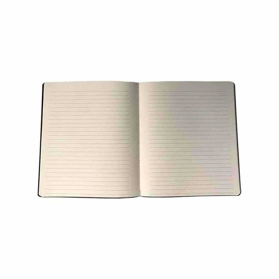 Liz 20x22 İvory Siyah Kapak Defter 40 Yaprak Çizgili