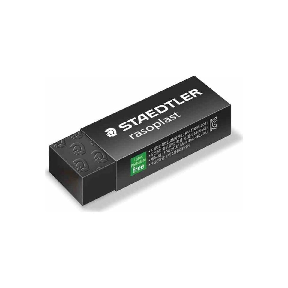 Staedtler 526 B20-9 Rasoplast Siyah  Silgi