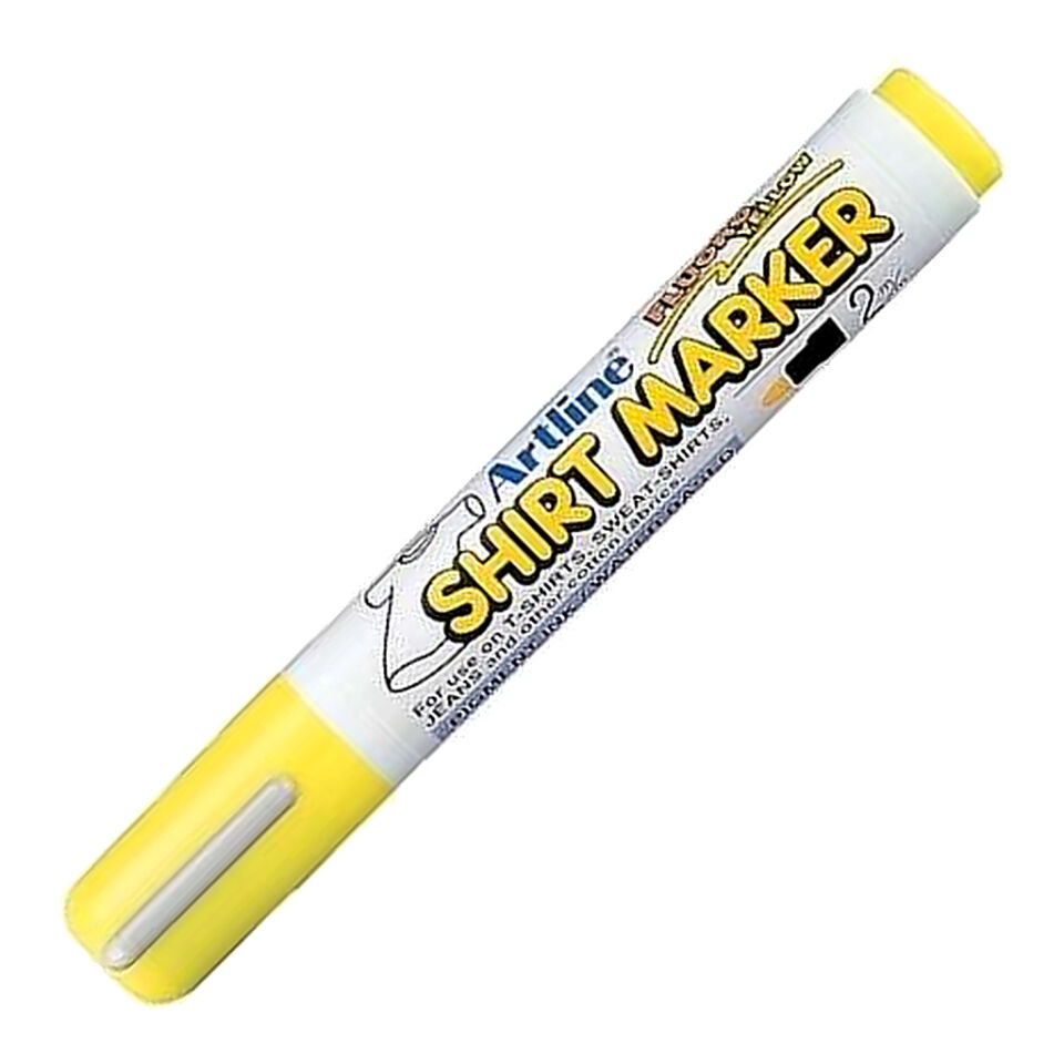 Artline Shirt Marker Tişört Markörü Uç:2,0 Mm Fosforlu Sarı