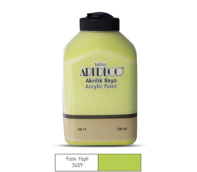 Artdeco Akrilik Boya 500 Ml Fıstık Yeşili 3659
