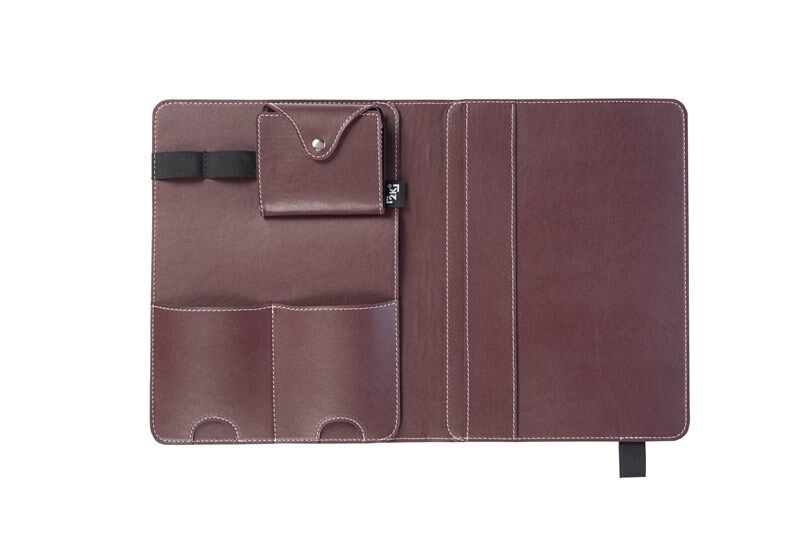 2K Organizer Ve Tablet Kılıfı Suni Deri 49x30 Cm Bordo