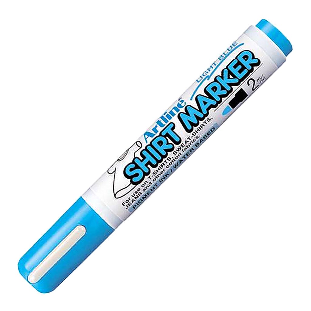 Artline Shirt Marker Tişört Markörü Uç:2,0 Mm Açık Mavi