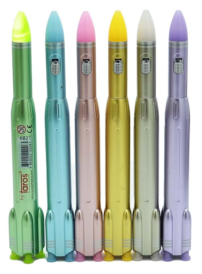 Taros Unick Color Işıklı Roket Jel Kalem