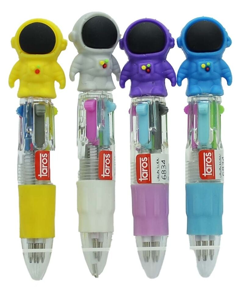 Taros Unick Color Astronot 4 Renk Tükenmez Kalem