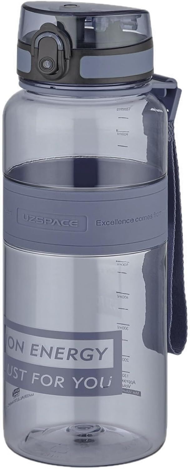 Uzspace 1000 Ml Tritan Matara Kabuk Grisi
