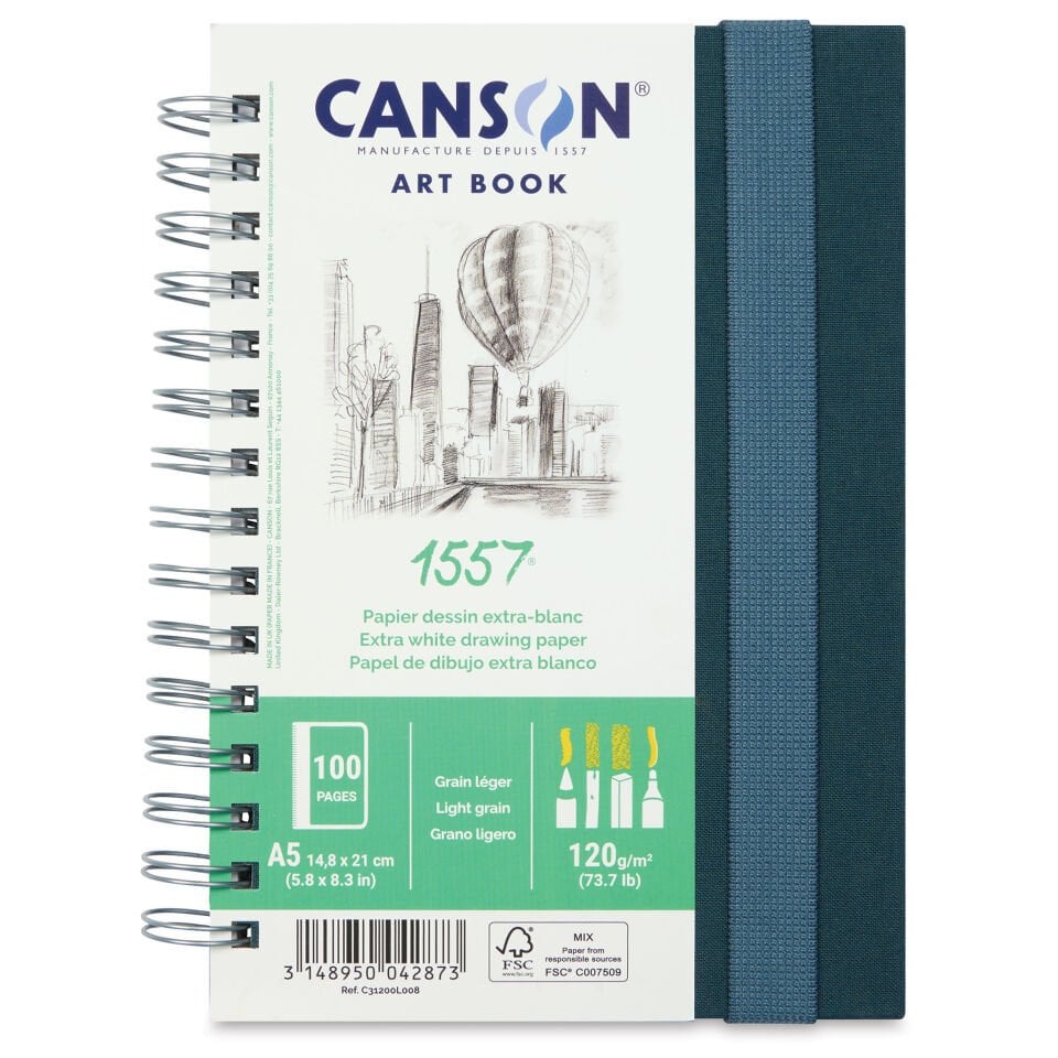Canson Spp Can Book 1557 50S A5 120 G