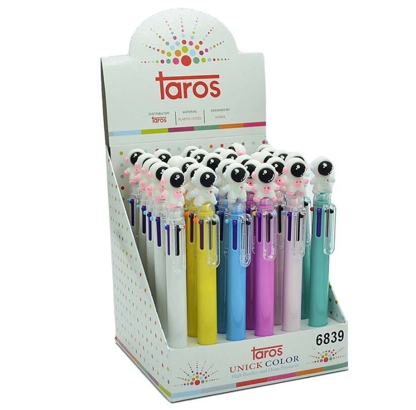 Taros Unick Color 6 Renk Astronot Tükenmez Kalem