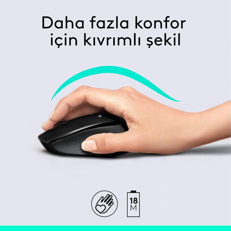 Logitech 920-006514 MK345 Kablosuz Klavye Mouse Set