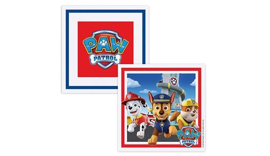 Balonevi Paw Patrol Refresh Lisanslı Kağıt Peçete 33x33Cm 16 Lı    