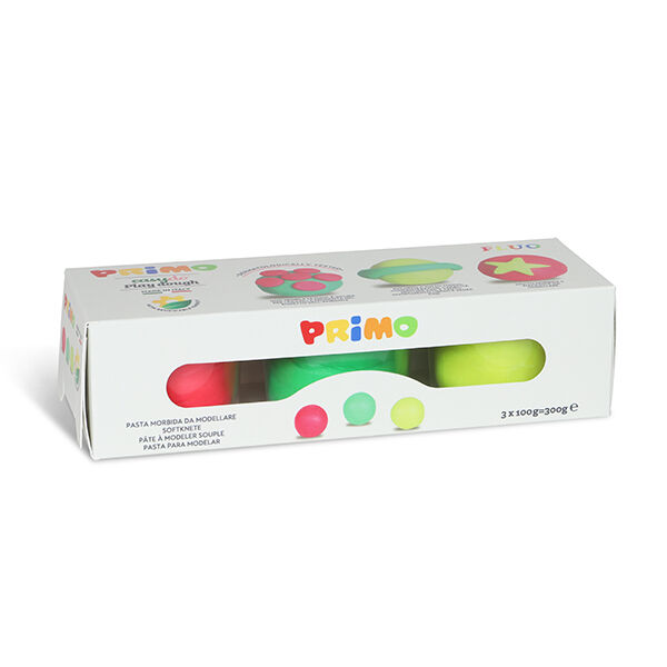 Primo Yumuşak Oyun Hamuru 3 Renk Neon 3x100 Gr