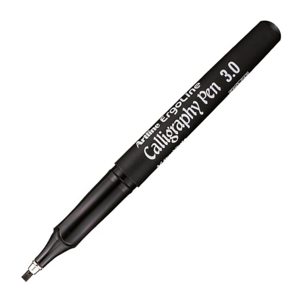 Artline Supreme Calligraphy Pen 3.0 Kaligrafi Kalemi Uç:3,0mm Siyah