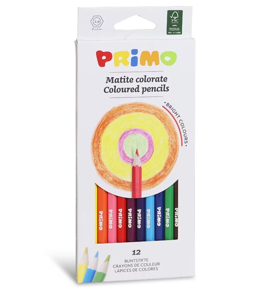 Primo Altıgen Kuru Boya 2.9 Mm 12 Li