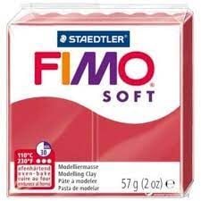 Staedtler 8020-26 07 Modelleme Kili Fimo Soft 57 Gr Vişne Kırmızı