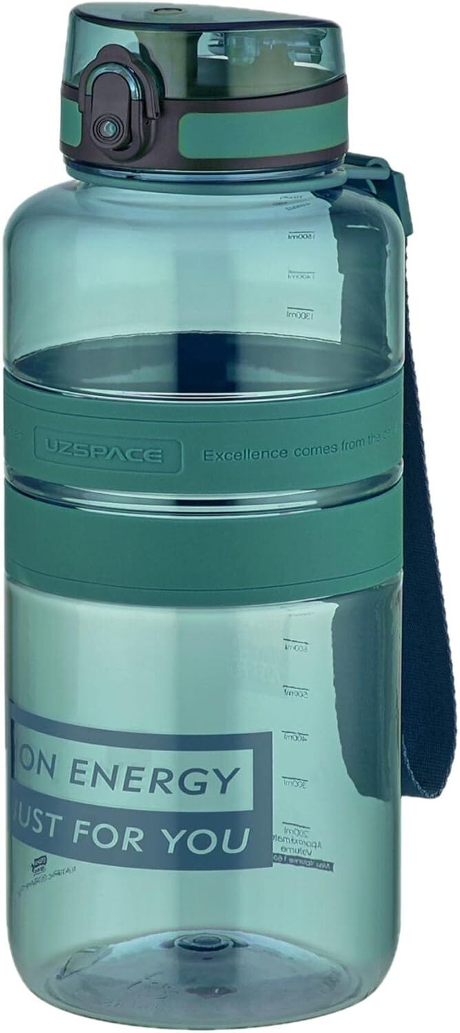 Uzspace 1500 Ml Tritan Matara Forest Green