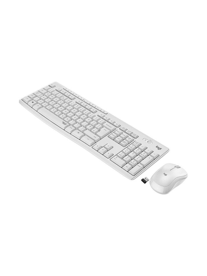 Logitech 920-010089 MK295 Kablosuz Beyaz Klavye Mouse Set