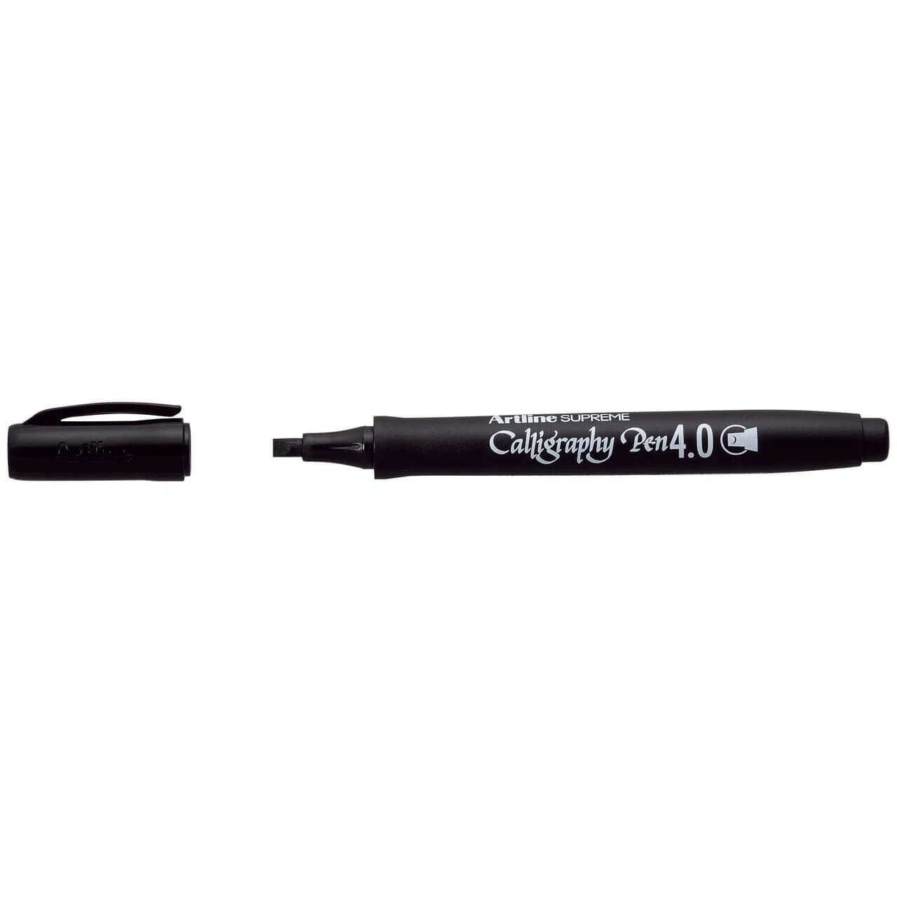 Artline Supreme Calligraphy Pen 4.0 Kaligrafi Kalemi Uç:4,0mm Siyah