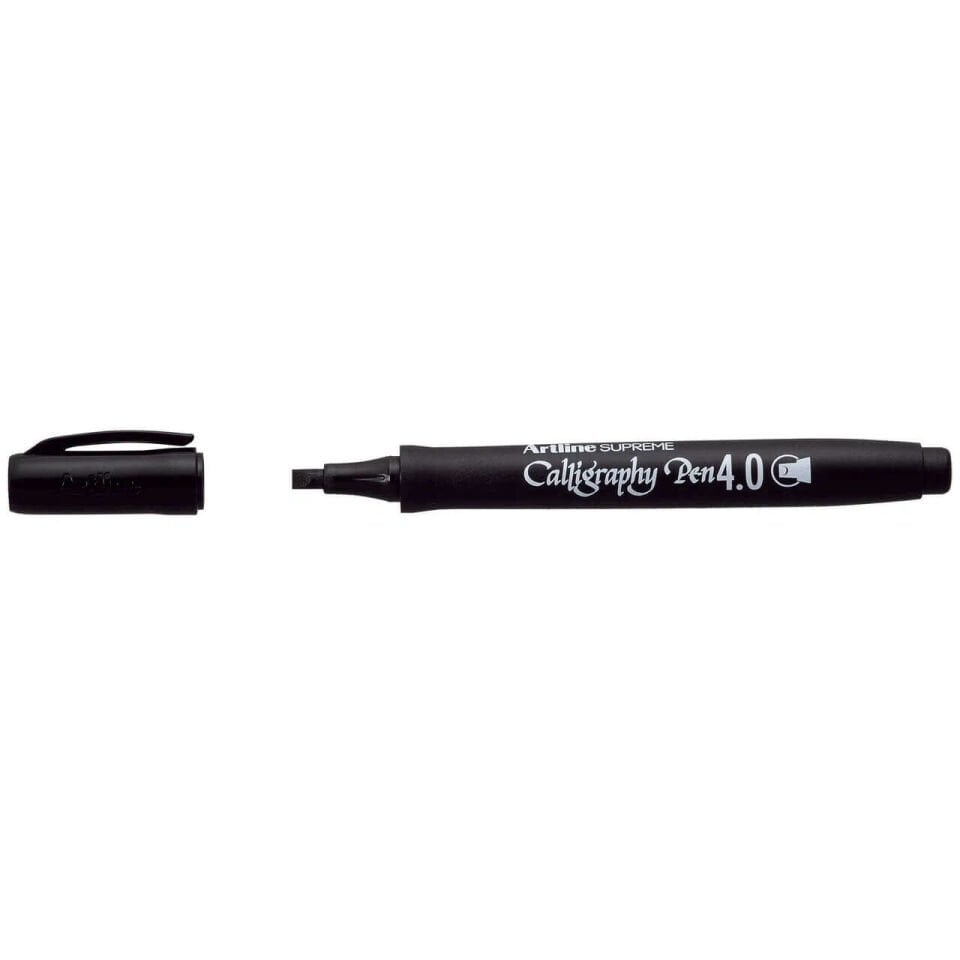 Artline Supreme Calligraphy Pen 4.0 Kaligrafi Kalemi Uç:4,0mm Siyah
