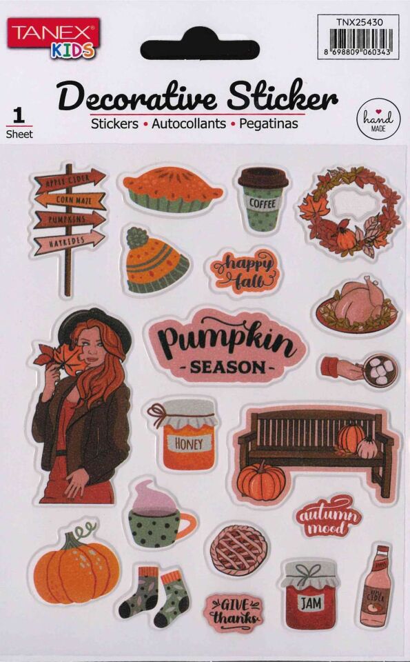 Tanex Tnx-25430 Puffy Bal Kabağı Serisi