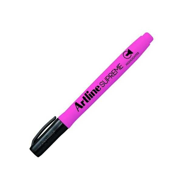 Artline Supreme Fosforlu Kalem Kesik Uç:4,0 Mm Pembe