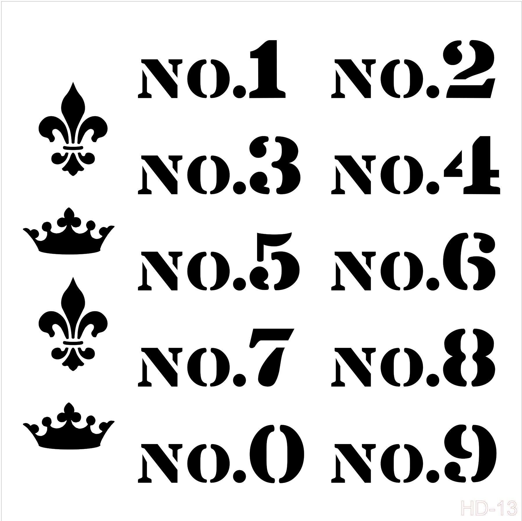 Cadence Home Decor Stencıl Hd-013 45X45