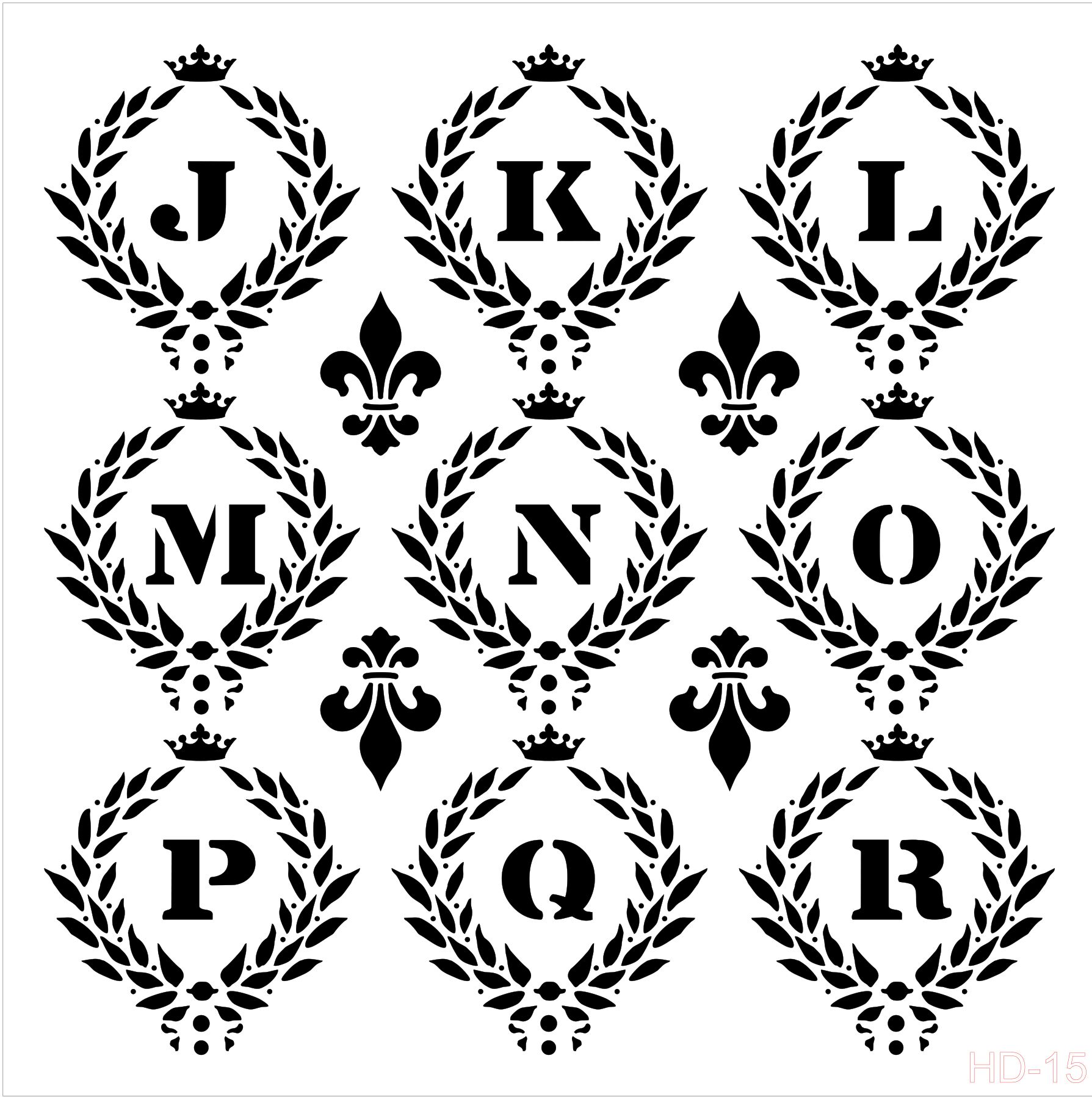 Cadence Home Decor Stencıl Hd-015 45X45