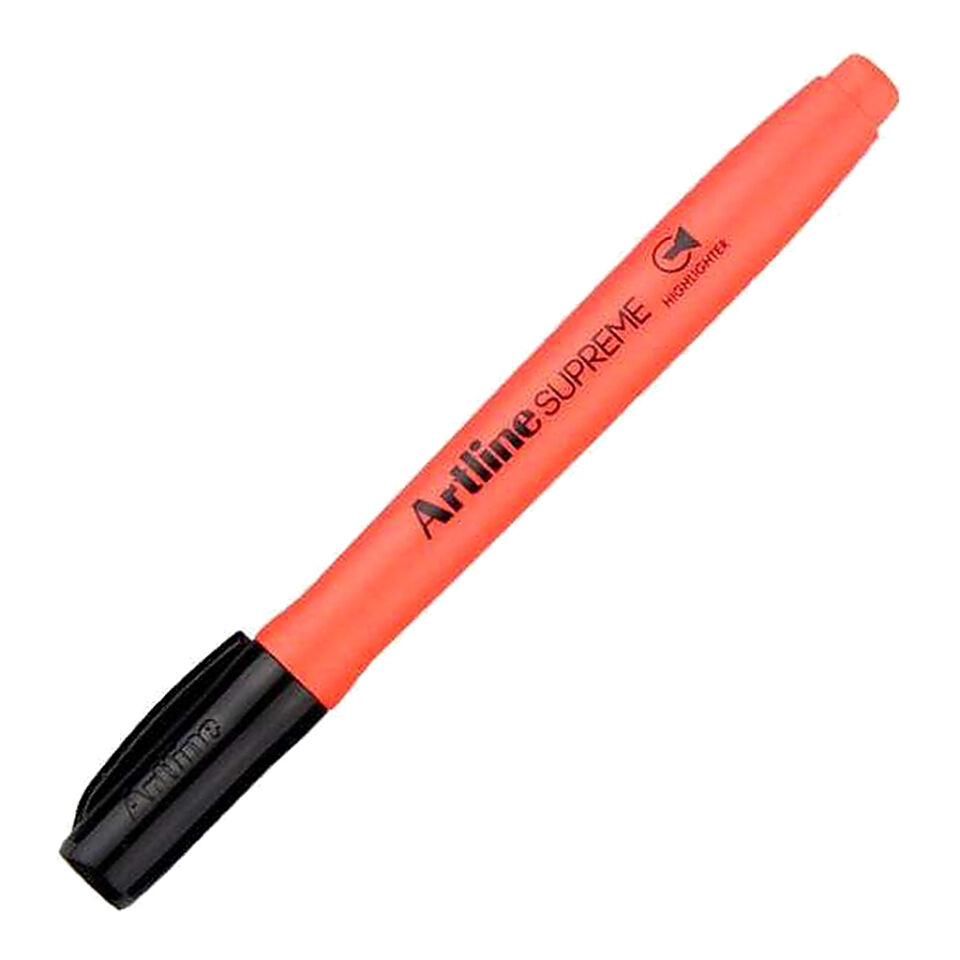 Artline Supreme Fosforlu Kalem Kesik Uç:4,0 Mm Kırmızı