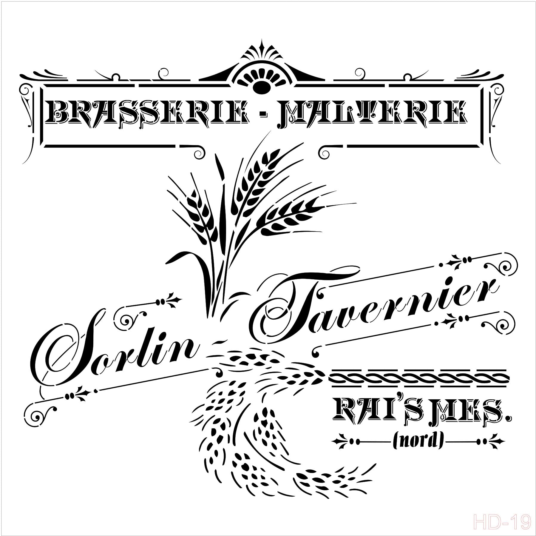 Cadence Home Decor Stencıl Hd-019 45X45