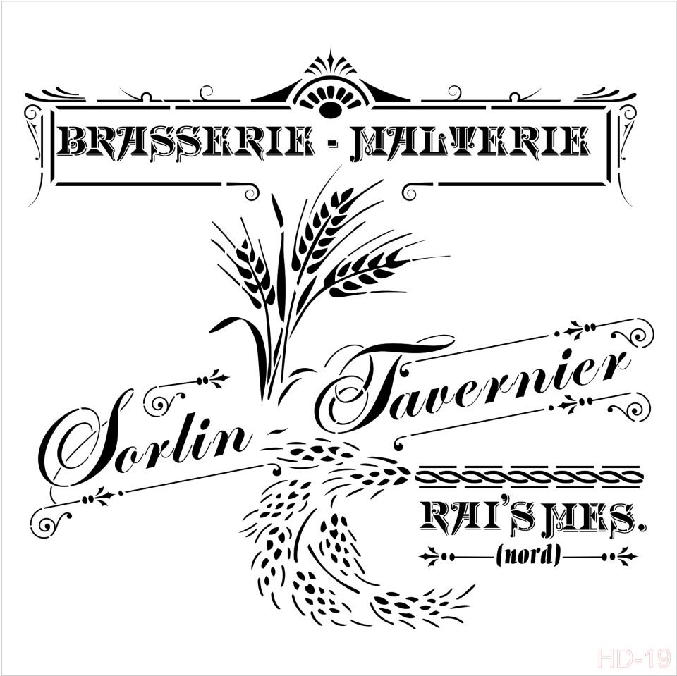 Cadence Home Decor Stencıl Hd-019 45X45