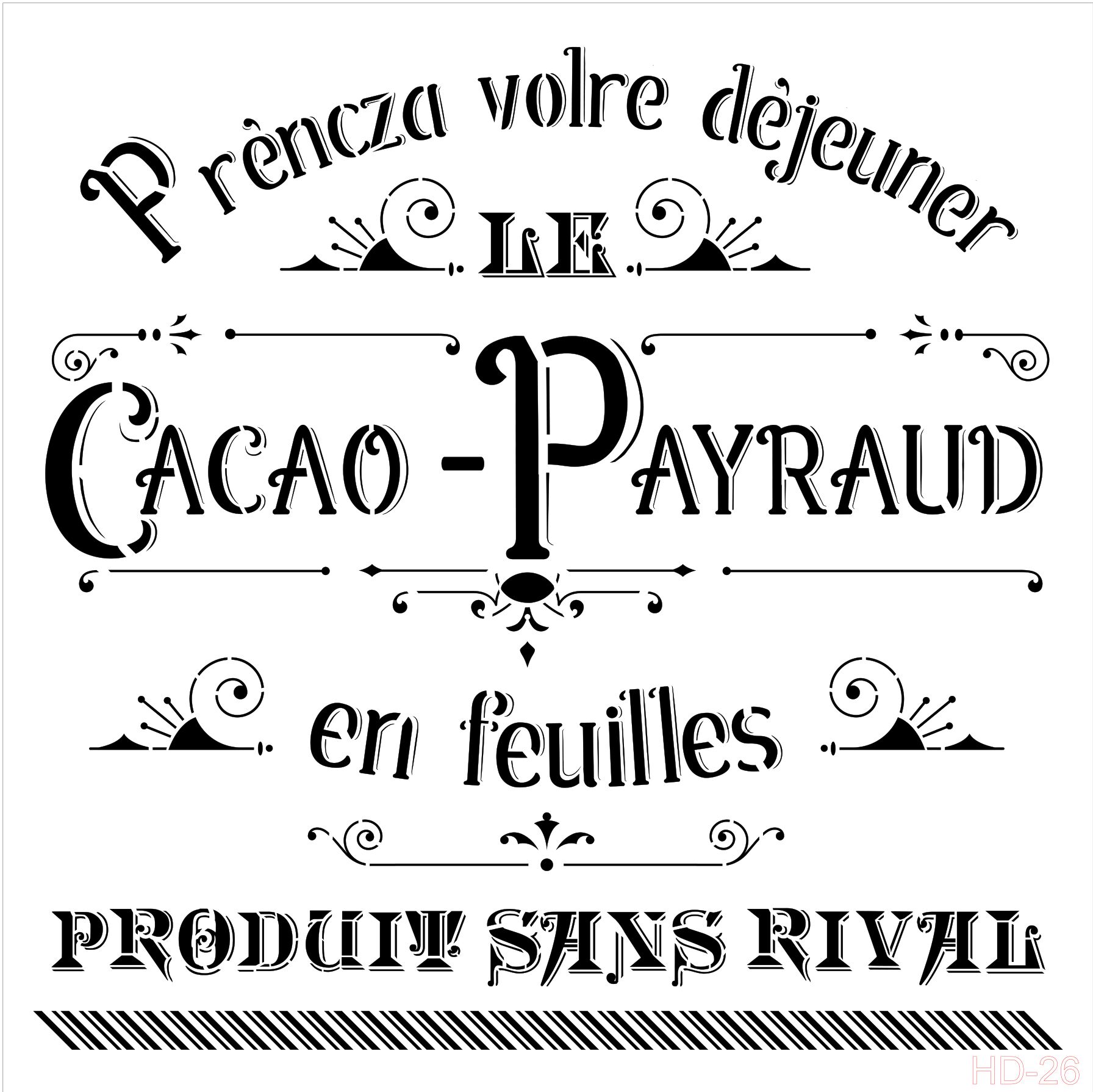 Cadence Home Decor Stencıl Hd-026 45X45