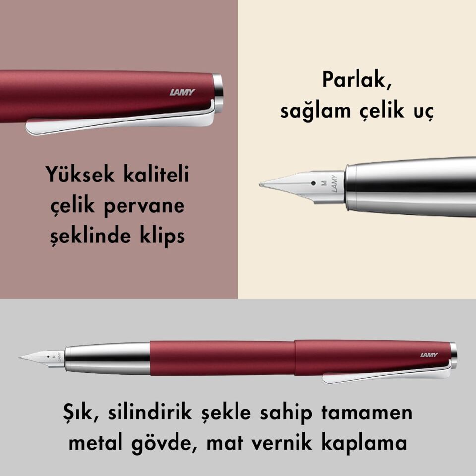 Lamy Studio Dolma Kalem Royal Red Matt M Uç