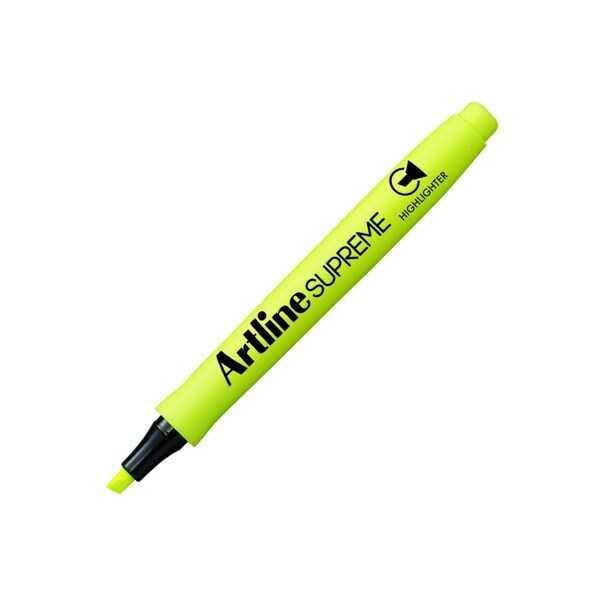 Artline Supreme Fosforlu Kalem Kesik Uç:4,0 Mm Sarı