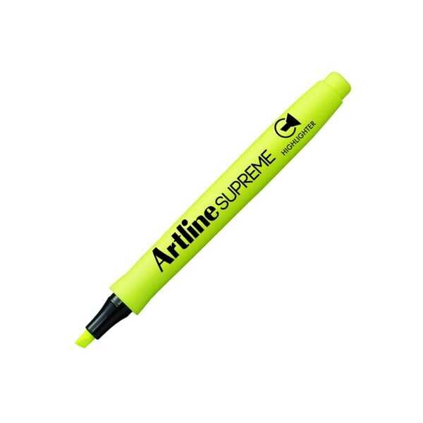 Artline Supreme Fosforlu Kalem Kesik Uç:4,0 Mm Sarı
