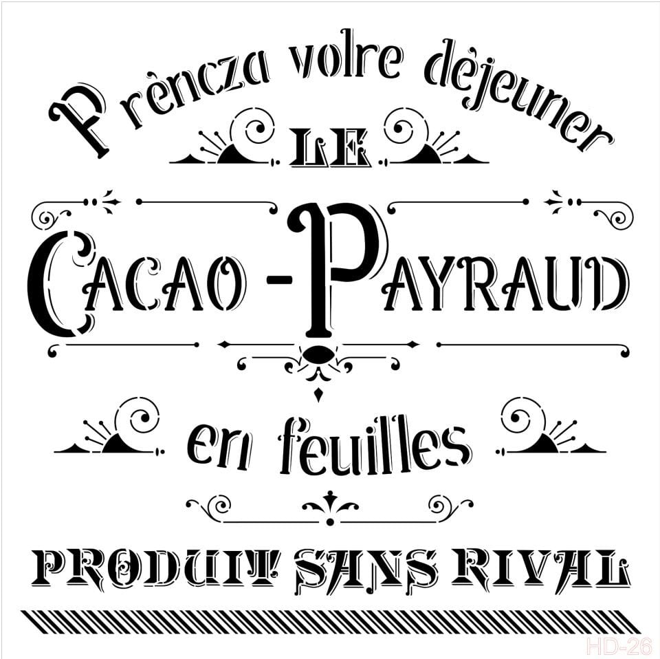 Cadence Home Decor Stencıl Hd-026 45X45