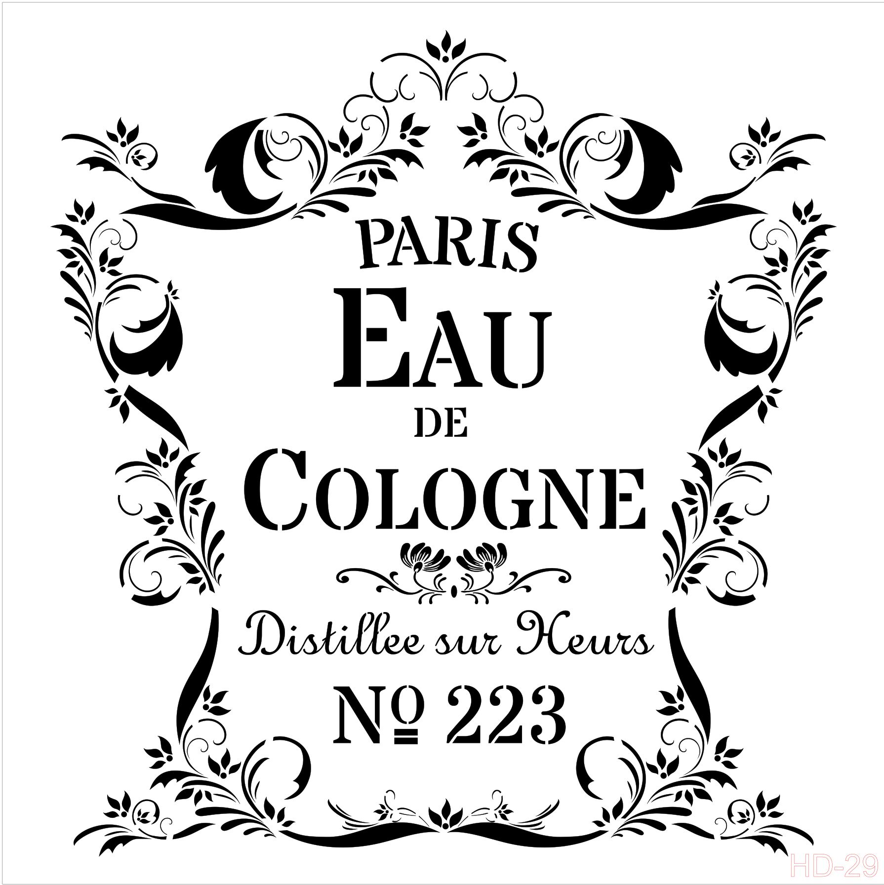 Cadence Home Decor Stencıl Hd-029 45X45