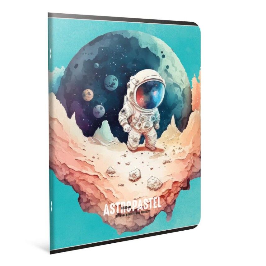 Gıpta Astropastel Tel Dikiş Karton Kapak Defter A4 80 Yaprak Çizgili