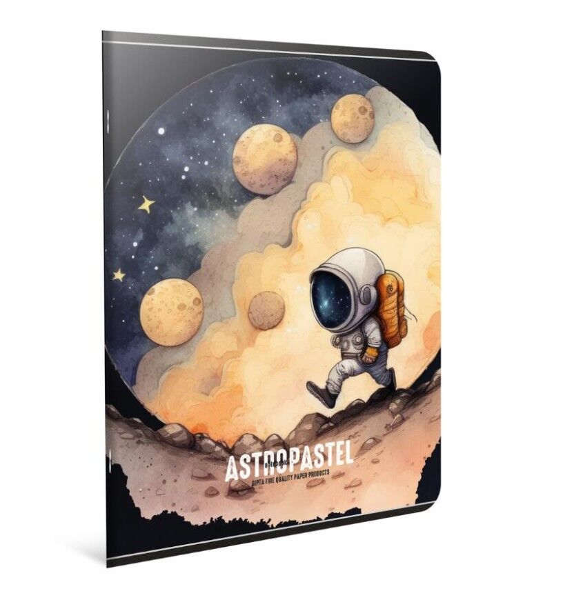 Gıpta Astropastel Tel Dikiş Karton Kapak Defter A4 80 Yaprak Çizgili