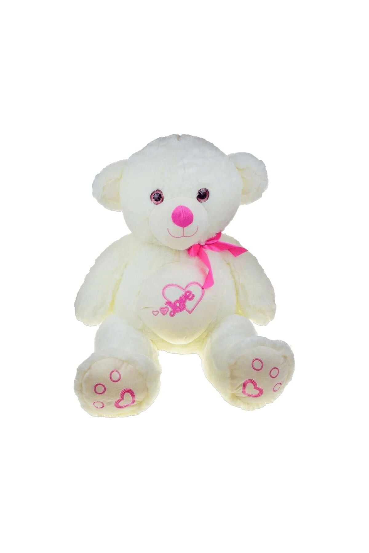 Halley Pelüş 85 Cm Göbeği Nakıslı Ayı