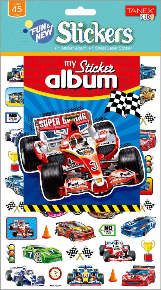 Tanex Tnx-25456 Yarış Arabası Albüm Serisi