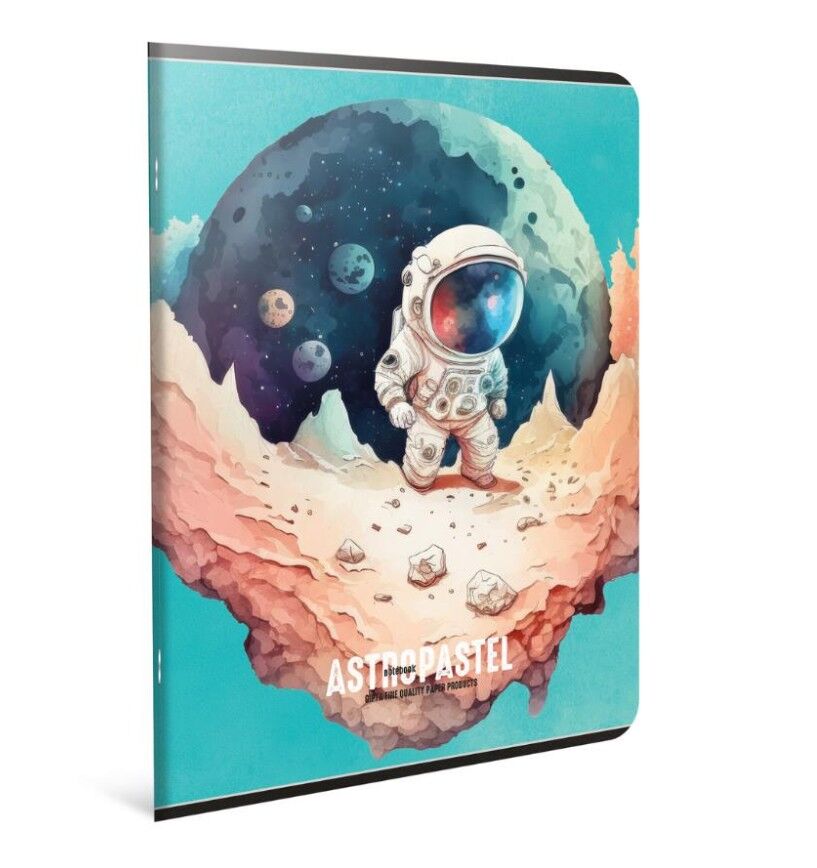 Gıpta Astropastel Tel Dikiş Karton Kapak Defter A4 80 Yaprak Kareli