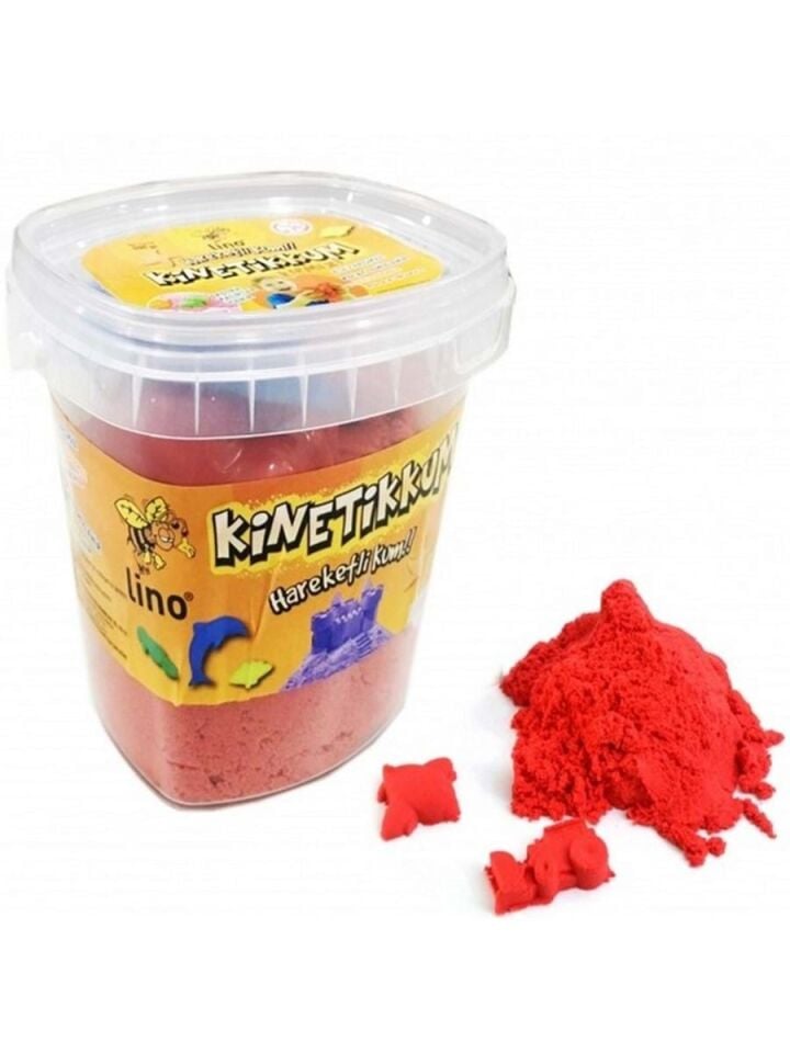 Lino Kinetik Kum 500 Gr Kırmızı Kova
