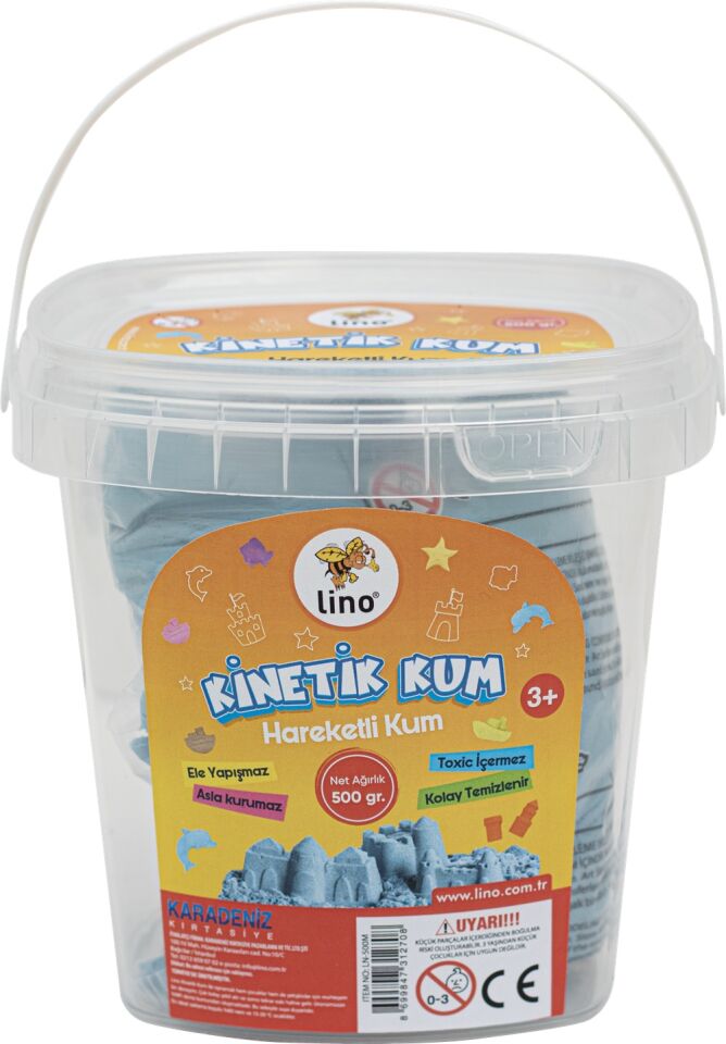 Lino Kinetik Kum 500 Gr Mavi Kova