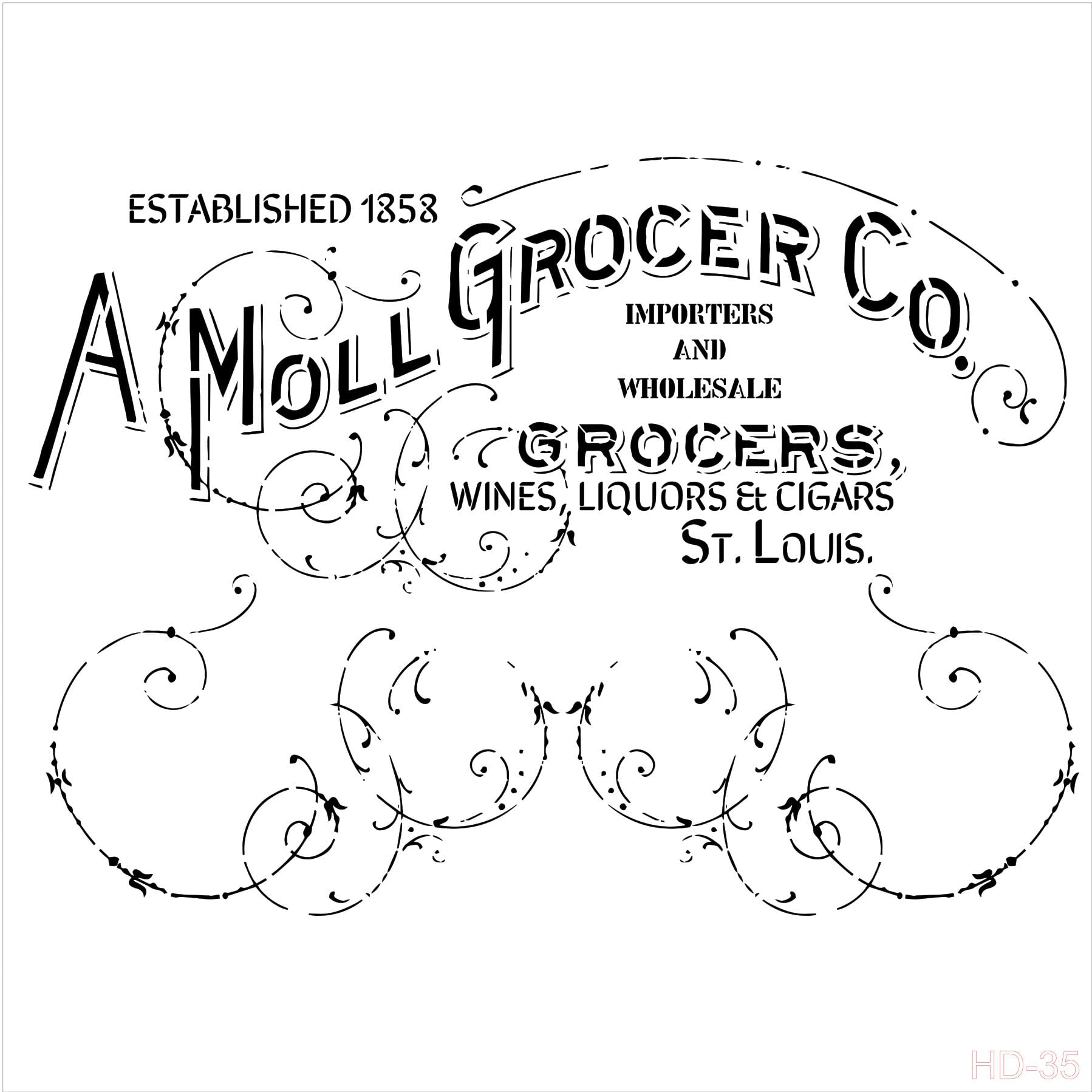 Cadence Home Decor Stencıl Hd-035 45X45