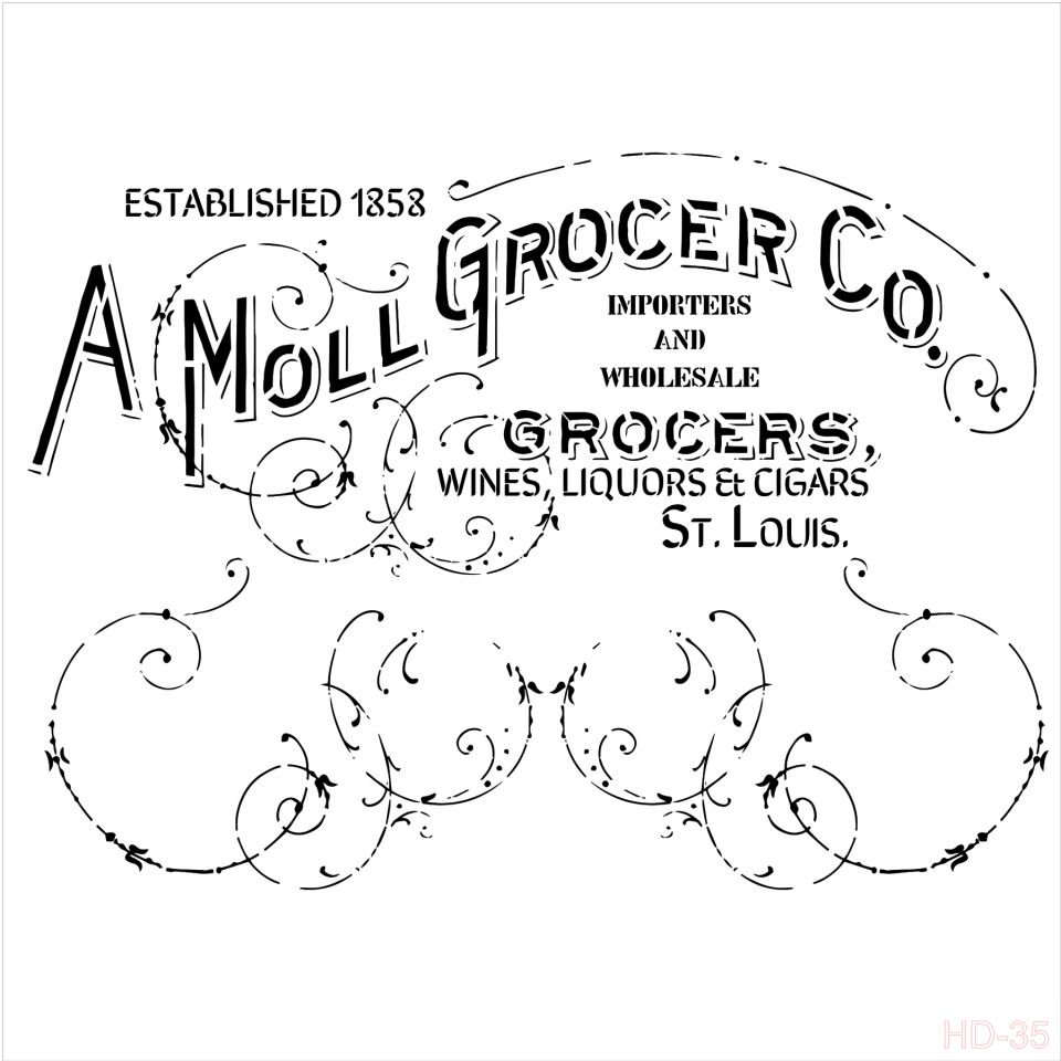 Cadence Home Decor Stencıl Hd-035 45X45