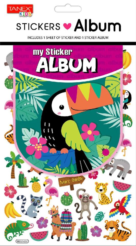 Tanex Tnx-25459 Komik Orman Hayvanları Albüm Serisi