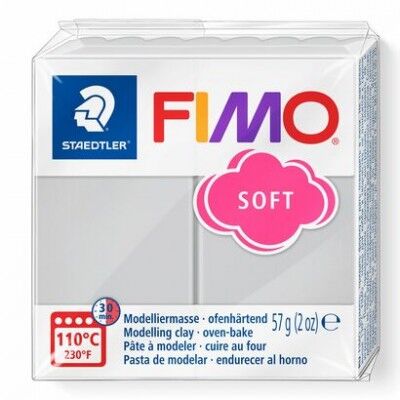 Staedtler 8020-80 07 Modelleme Kili Fimo Soft 57 Gr Yunus Gri