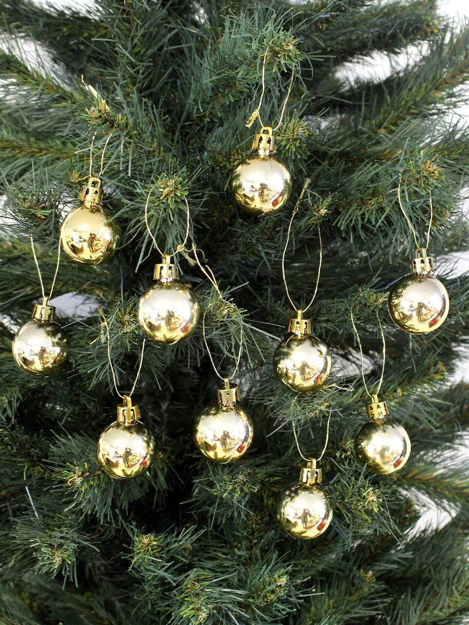 Astaş Yılbaşı Topu 3 Cm Altın 12 Li