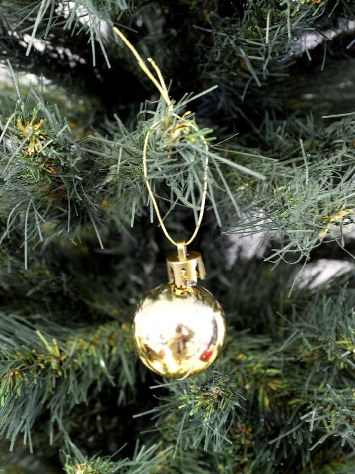 Astaş Yılbaşı Topu 3 Cm Altın 12 Li